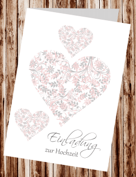 Hochzeitseinladungen, Einladungskarten zur Hochzeit, individuelle Einladungen für Hochzeit, Hochzeitskarten, persönliche Hochzeitseinladungen