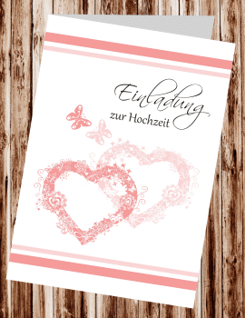 Hochzeitseinladungen, Einladungskarten zur Hochzeit, individuelle Einladungen für Hochzeit, Hochzeitskarten, persönliche Hochzeitseinladungen