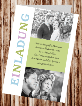 Hochzeitseinladungen, Einladungskarten zur Hochzeit, individuelle Einladungen für Hochzeit, Hochzeitskarten, persönliche Hochzeitseinladungen