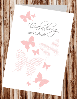 Hochzeitseinladungen, Einladungskarten zur Hochzeit, individuelle Einladungen für Hochzeit, Hochzeitskarten, persönliche Hochzeitseinladungen