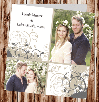 Hochzeitseinladungen, Einladungskarten zur Hochzeit, individuelle Einladungen f&uuml;r Hochzeit, Hochzeitskarten, pers&ouml;nliche Hochzeitseinladungen