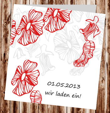 Hochzeitseinladungen, Einladungskarten zur Hochzeit, individuelle Einladungen f&uuml;r Hochzeit, Hochzeitskarten, pers&ouml;nliche Hochzeitseinladungen