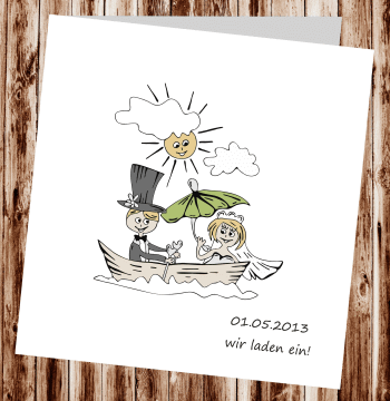 Hochzeitseinladungen, Einladungskarten zur Hochzeit, individuelle Einladungen f&uuml;r Hochzeit, Hochzeitskarten, pers&ouml;nliche Hochzeitseinladungen