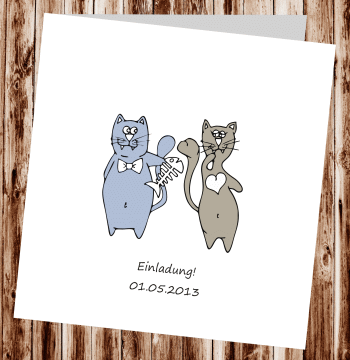 Hochzeitseinladungen, Einladungskarten zur Hochzeit, individuelle Einladungen f&uuml;r Hochzeit, Hochzeitskarten, pers&ouml;nliche Hochzeitseinladungen