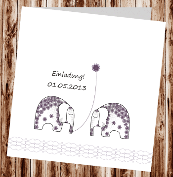 Hochzeitseinladungen, Einladungskarten zur Hochzeit, individuelle Einladungen f&uuml;r Hochzeit, Hochzeitskarten, pers&ouml;nliche Hochzeitseinladungen