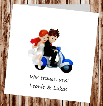 Hochzeitseinladungen, Einladungskarten zur Hochzeit, individuelle Einladungen f&uuml;r Hochzeit, Hochzeitskarten, pers&ouml;nliche Hochzeitseinladungen