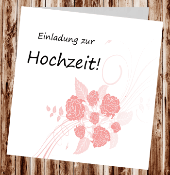Hochzeitseinladungen, Einladungskarten zur Hochzeit, individuelle Einladungen f&uuml;r Hochzeit, Hochzeitskarten, pers&ouml;nliche Hochzeitseinladungen