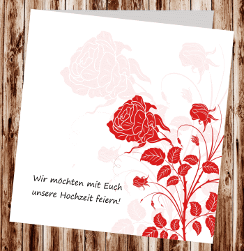 Hochzeitseinladungen, Einladungskarten zur Hochzeit, individuelle Einladungen f&uuml;r Hochzeit, Hochzeitskarten, pers&ouml;nliche Hochzeitseinladungen