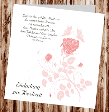Hochzeitseinladungen, Einladungskarten zur Hochzeit, individuelle Einladungen f&uuml;r Hochzeit, Hochzeitskarten, pers&ouml;nliche Hochzeitseinladungen