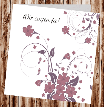 Hochzeitseinladungen, Einladungskarten zur Hochzeit, individuelle Einladungen f&uuml;r Hochzeit, Hochzeitskarten, pers&ouml;nliche Hochzeitseinladungen