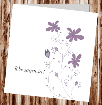 Hochzeitseinladungen, Einladungskarten zur Hochzeit, individuelle Einladungen f&uuml;r Hochzeit, Hochzeitskarten, pers&ouml;nliche Hochzeitseinladungen