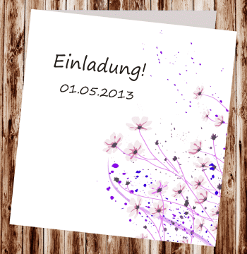 Hochzeitseinladungen, Einladungskarten zur Hochzeit, individuelle Einladungen f&uuml;r Hochzeit, Hochzeitskarten, pers&ouml;nliche Hochzeitseinladungen