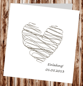 Hochzeitseinladungen, Einladungskarten zur Hochzeit, individuelle Einladungen f&uuml;r Hochzeit, Hochzeitskarten, pers&ouml;nliche Hochzeitseinladungen