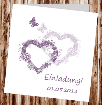 Hochzeitseinladungen, Einladungskarten zur Hochzeit, individuelle Einladungen f&uuml;r Hochzeit, Hochzeitskarten, pers&ouml;nliche Hochzeitseinladungen