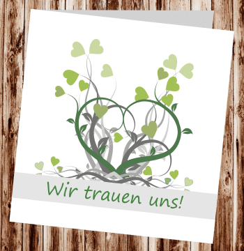 Hochzeitseinladungen, Einladungskarten zur Hochzeit, individuelle Einladungen f&uuml;r Hochzeit, Hochzeitskarten, pers&ouml;nliche Hochzeitseinladungen