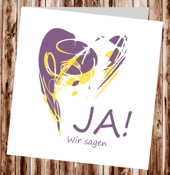 Hochzeitseinladungen, Einladungskarten zur Hochzeit, individuelle Einladungen f&uuml;r Hochzeit, Hochzeitskarten, pers&ouml;nliche Hochzeitseinladungen