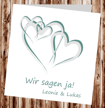 Hochzeitseinladungen, Einladungskarten zur Hochzeit, individuelle Einladungen f&uuml;r Hochzeit, Hochzeitskarten, pers&ouml;nliche Hochzeitseinladungen