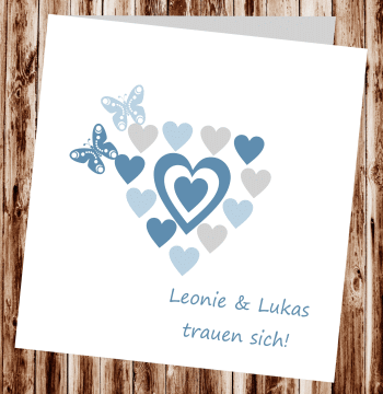 Hochzeitseinladungen, Einladungskarten zur Hochzeit, individuelle Einladungen f&uuml;r Hochzeit, Hochzeitskarten, pers&ouml;nliche Hochzeitseinladungen