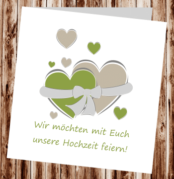 Hochzeitseinladungen, Einladungskarten zur Hochzeit, individuelle Einladungen f&uuml;r Hochzeit, Hochzeitskarten, pers&ouml;nliche Hochzeitseinladungen