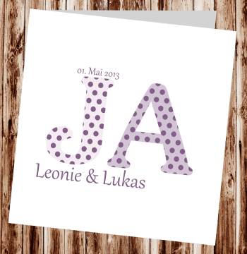 Hochzeitseinladungen, Einladungskarten zur Hochzeit, individuelle Einladungen f&uuml;r Hochzeit, Hochzeitskarten, pers&ouml;nliche Hochzeitseinladungen