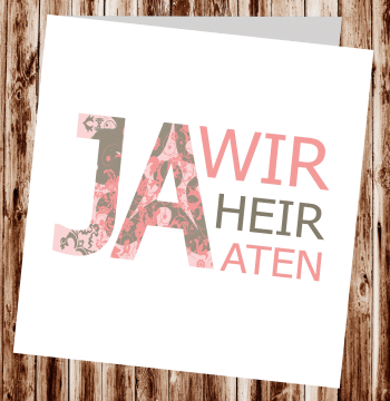 Hochzeitseinladungen, Einladungskarten zur Hochzeit, individuelle Einladungen f&uuml;r Hochzeit, Hochzeitskarten, pers&ouml;nliche Hochzeitseinladungen