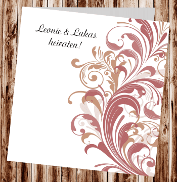 Hochzeitseinladungen, Einladungskarten zur Hochzeit, individuelle Einladungen f&uuml;r Hochzeit, Hochzeitskarten, pers&ouml;nliche Hochzeitseinladungen