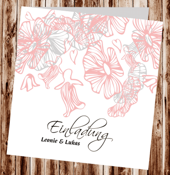 Hochzeitseinladungen, Einladungskarten zur Hochzeit, individuelle Einladungen f&uuml;r Hochzeit, Hochzeitskarten, pers&ouml;nliche Hochzeitseinladungen