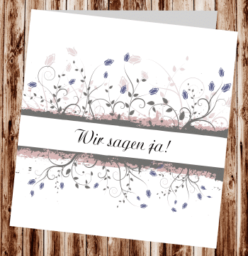 Hochzeitseinladungen, Einladungskarten zur Hochzeit, individuelle Einladungen f&uuml;r Hochzeit, Hochzeitskarten, pers&ouml;nliche Hochzeitseinladungen