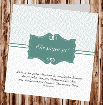 Hochzeitseinladungen, Einladungskarten zur Hochzeit, individuelle Einladungen f&uuml;r Hochzeit, Hochzeitskarten, pers&ouml;nliche Hochzeitseinladungen