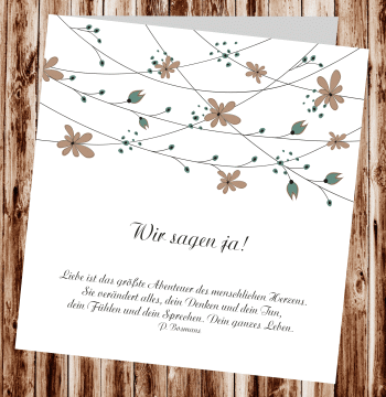 Hochzeitseinladungen, Einladungskarten zur Hochzeit, individuelle Einladungen f&uuml;r Hochzeit, Hochzeitskarten, pers&ouml;nliche Hochzeitseinladungen