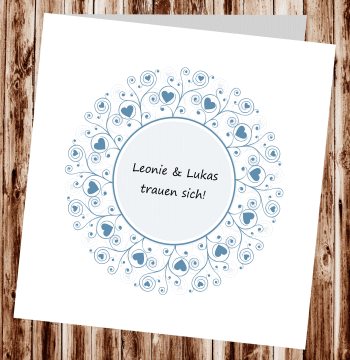 Hochzeitseinladungen, Einladungskarten zur Hochzeit, individuelle Einladungen f&uuml;r Hochzeit, Hochzeitskarten, pers&ouml;nliche Hochzeitseinladungen