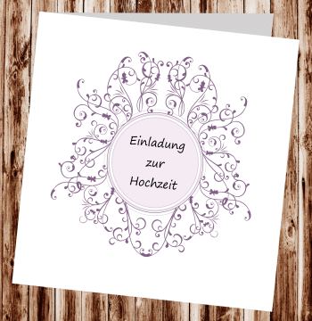 Hochzeitseinladungen, Einladungskarten zur Hochzeit, individuelle Einladungen f&uuml;r Hochzeit, Hochzeitskarten, pers&ouml;nliche Hochzeitseinladungen