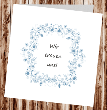 Hochzeitseinladungen, Einladungskarten zur Hochzeit, individuelle Einladungen f&uuml;r Hochzeit, Hochzeitskarten, pers&ouml;nliche Hochzeitseinladungen