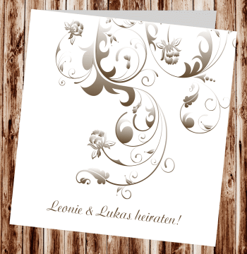 Hochzeitseinladungen, Einladungskarten zur Hochzeit, individuelle Einladungen f&uuml;r Hochzeit, Hochzeitskarten, pers&ouml;nliche Hochzeitseinladungen