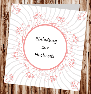 Hochzeitseinladungen, Einladungskarten zur Hochzeit, individuelle Einladungen f&uuml;r Hochzeit, Hochzeitskarten, pers&ouml;nliche Hochzeitseinladungen