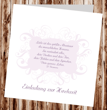 Hochzeitseinladungen, Einladungskarten zur Hochzeit, individuelle Einladungen f&uuml;r Hochzeit, Hochzeitskarten, pers&ouml;nliche Hochzeitseinladungen