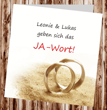 Hochzeitseinladungen, Einladungskarten zur Hochzeit, individuelle Einladungen f&uuml;r Hochzeit, Hochzeitskarten, pers&ouml;nliche Hochzeitseinladungen