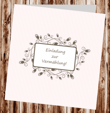 Hochzeitseinladungen, Einladungskarten zur Hochzeit, individuelle Einladungen f&uuml;r Hochzeit, Hochzeitskarten, pers&ouml;nliche Hochzeitseinladungen