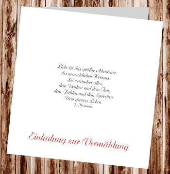 Hochzeitseinladungen, Einladungskarten zur Hochzeit, individuelle Einladungen f&uuml;r Hochzeit, Hochzeitskarten, pers&ouml;nliche Hochzeitseinladungen