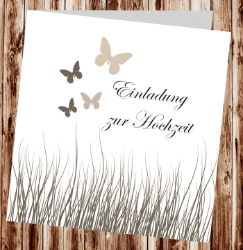 Hochzeitseinladungen, Einladungskarten zur Hochzeit, individuelle Einladungen f&uuml;r Hochzeit, Hochzeitskarten, pers&ouml;nliche Hochzeitseinladungen