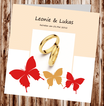 Hochzeitseinladungen, Einladungskarten zur Hochzeit, individuelle Einladungen f&uuml;r Hochzeit, Hochzeitskarten, pers&ouml;nliche Hochzeitseinladungen