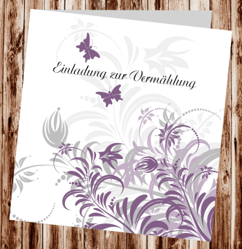 Hochzeitseinladungen, Einladungskarten zur Hochzeit, individuelle Einladungen f&uuml;r Hochzeit, Hochzeitskarten, pers&ouml;nliche Hochzeitseinladungen