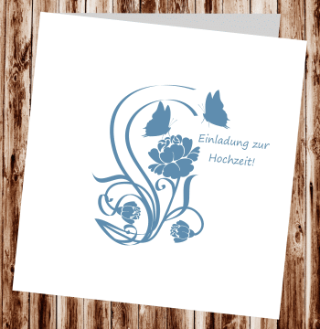 Hochzeitseinladungen, Einladungskarten zur Hochzeit, individuelle Einladungen f&uuml;r Hochzeit, Hochzeitskarten, pers&ouml;nliche Hochzeitseinladungen