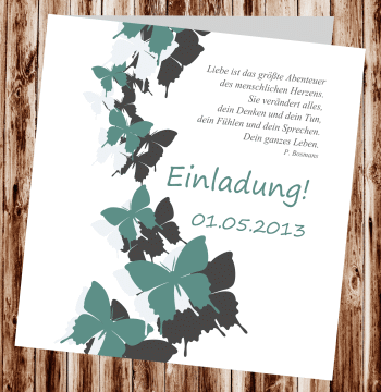 Hochzeitseinladungen, Einladungskarten zur Hochzeit, individuelle Einladungen f&uuml;r Hochzeit, Hochzeitskarten, pers&ouml;nliche Hochzeitseinladungen