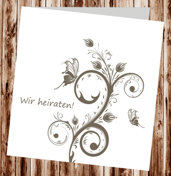 Hochzeitseinladungen, Einladungskarten zur Hochzeit, individuelle Einladungen f&uuml;r Hochzeit, Hochzeitskarten, pers&ouml;nliche Hochzeitseinladungen