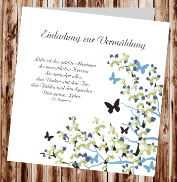 Hochzeitseinladungen, Einladungskarten zur Hochzeit, individuelle Einladungen f&uuml;r Hochzeit, Hochzeitskarten, pers&ouml;nliche Hochzeitseinladungen