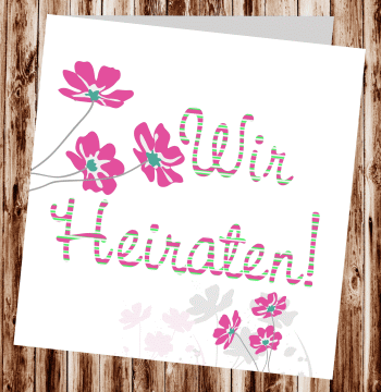 Hochzeitseinladungen, Einladungskarten zur Hochzeit, individuelle Einladungen f&uuml;r Hochzeit, Hochzeitskarten, pers&ouml;nliche Hochzeitseinladungen