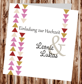 Hochzeitseinladungen, Einladungskarten zur Hochzeit, individuelle Einladungen f&uuml;r Hochzeit, Hochzeitskarten, pers&ouml;nliche Hochzeitseinladungen