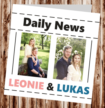 Hochzeitseinladungen, Einladungskarten zur Hochzeit, individuelle Einladungen f&uuml;r Hochzeit, Hochzeitskarten, pers&ouml;nliche Hochzeitseinladungen