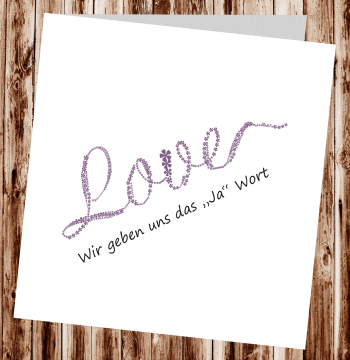 Hochzeitseinladungen, Einladungskarten zur Hochzeit, individuelle Einladungen f&uuml;r Hochzeit, Hochzeitskarten, pers&ouml;nliche Hochzeitseinladungen